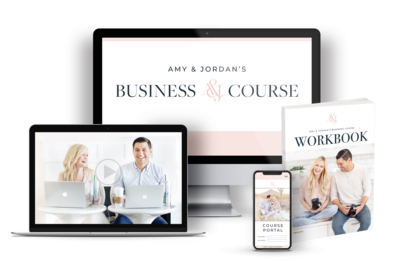 Amy & Jordan's Business Course | Online photography education for portrait and wedding photographers