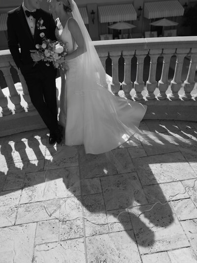 Editorial bridal portrait of a bride getting ready at The St. Regis Atlanta