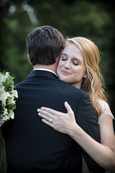 Bride and Groom at Piedmont Driving Club Wedding