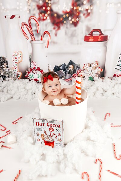 kerst hot chocolate fotoshoot