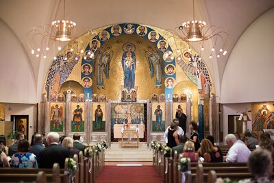 Traditional Catholic Church ceremony