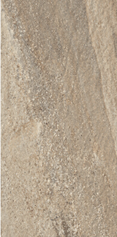 Sandy colored, natural looking tile.