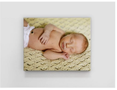 Senior portrait canvas wall art that can be ordered after the gallery is revealed
