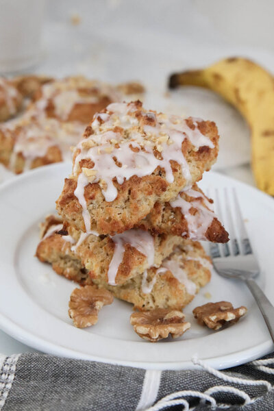 Gluten Free Banana Nut Scones by The Wood Grain Cottage-7861 (2)