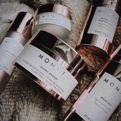 Hair products of Monat brand