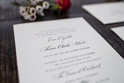 Wedding stationery