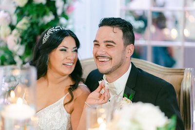 minneapolis wedding videographer walking with gimbal filming