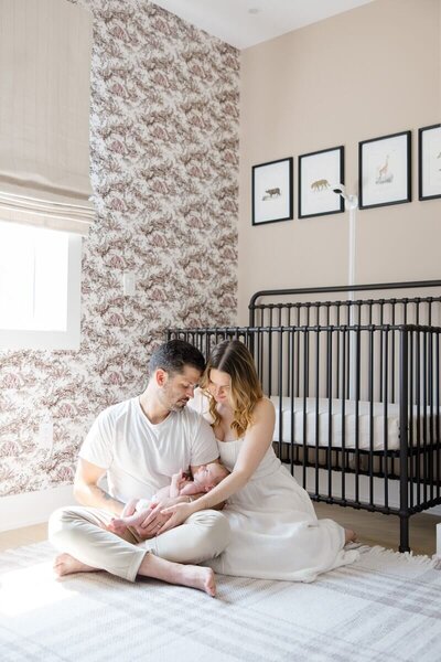 in home newborn session