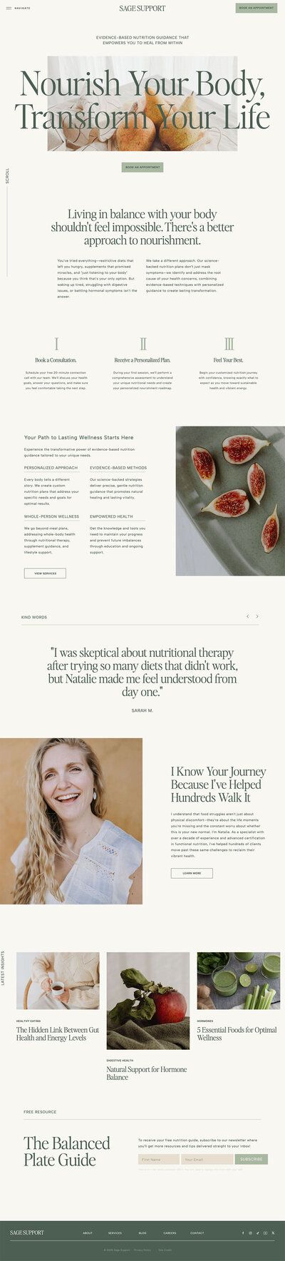 A tablet and phone showcasing a website design featuring a Showit template, highlighting responsive layout and aesthetics.