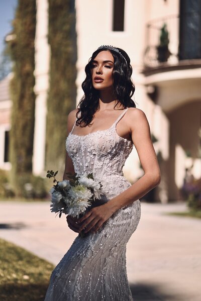 Find Martina Liana wedding dresses exclusively in STL at Mimi's.