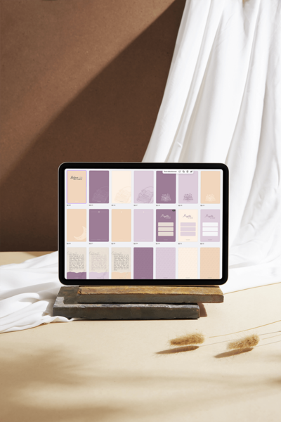 templates instagram victoria may purple