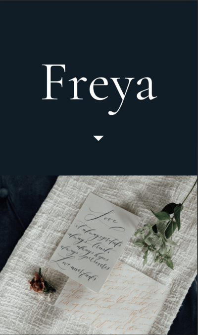 Freya Premium Showit Template Ipad1