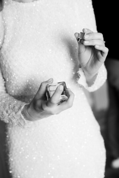 hair and makeup styling for bride's wedding
