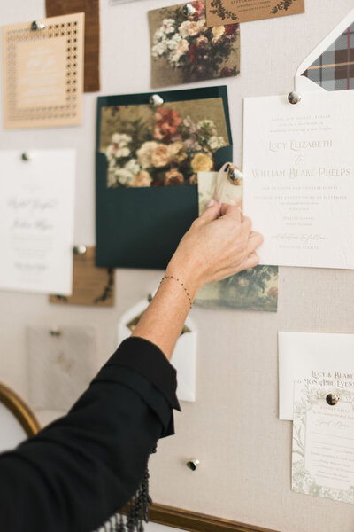 Luxury wedding stationery designer in the Indianapolis area