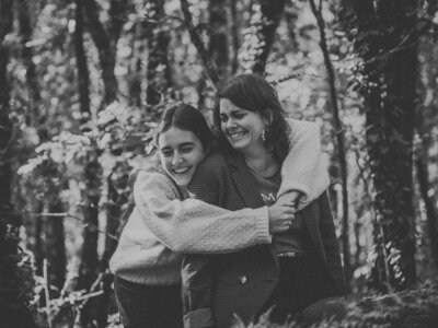 seance photo famille - portrait mere fille - pauline clerget