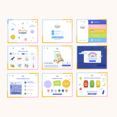Toy Library App and UX Design by Crystal Oliver