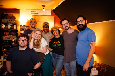 Team in the studio