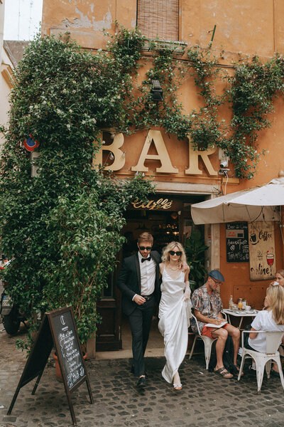 bride and groom eloping in italy captured by elsie goodman, a destination and italy wedding photographer