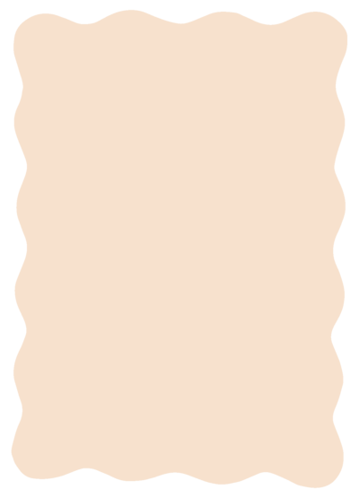 Sammy Copy web element tan scallop rectangle