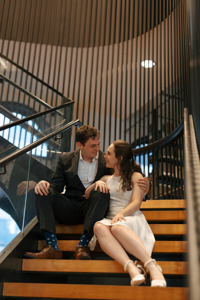 Sunset portraits at Seventh Son Brewery in Columbus Ohio