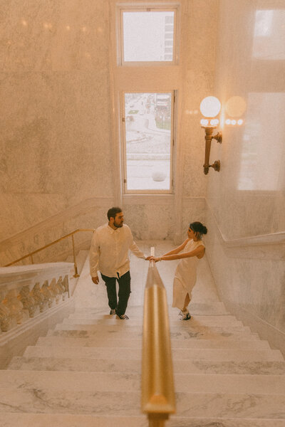 eloping couple captured by boise idaho wedding photographer