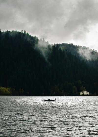 paysage du lac de gerardmer près de la maison de vacances La Source Lily Paloma Collection au Tholy