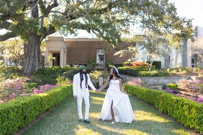 Wedding photography at Cummer Museum 