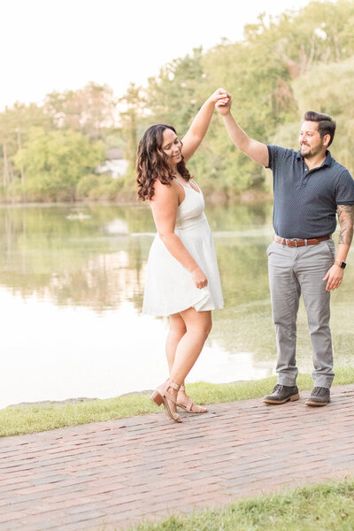 Couple dancing