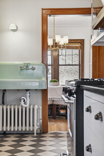 Kitchen in a Saint Paul vintage home