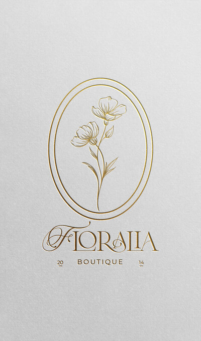 Hand Drawn Floral Logo and Branding