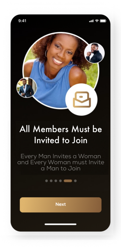 invitation only dating app for black singles