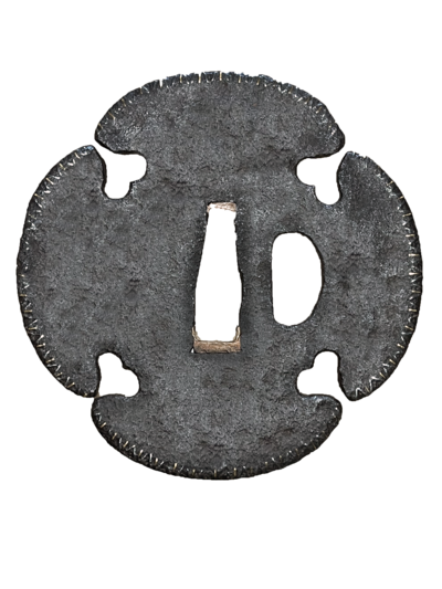 Three Pronged Tsuba Back