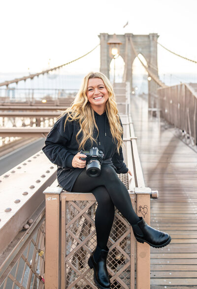Steph's NYC Headshot, Brooklyn Bridge Full