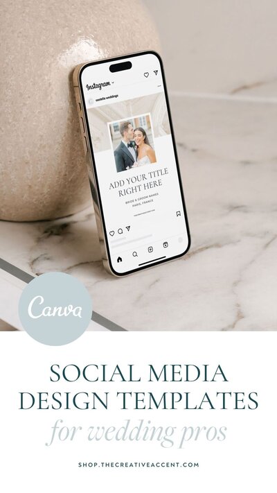 social media design templates for wedding pros