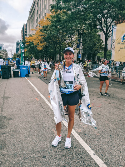 Boston Marathon Finisher, Dale Marie
