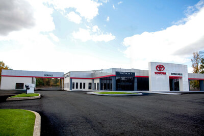 Bryan Easler Toyota showrooms, built by Cooper Construction