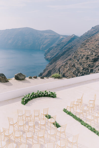 best wedding venues in Santorini Rocabella hotel