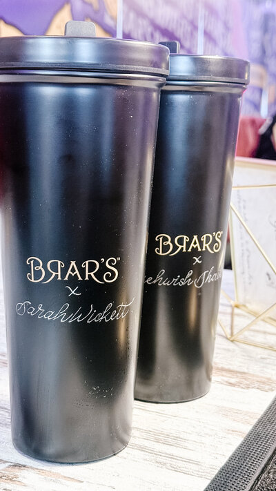 custom hand calligraphy tumblers