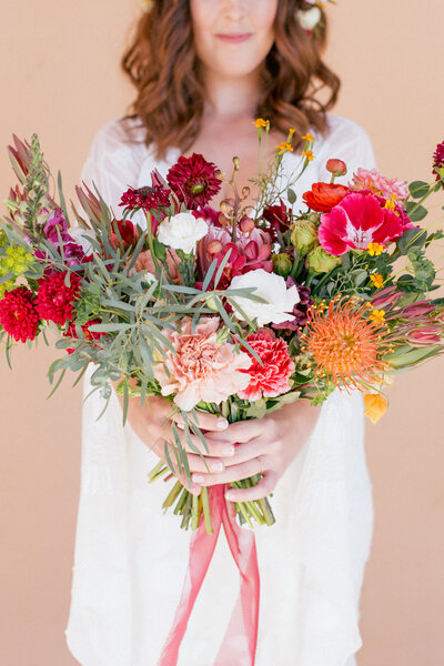 boho bridal bouquet