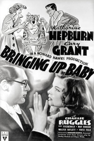 poster of Bringing Up Baby screwball comedy