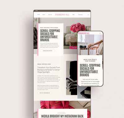 Free Device template for Showit