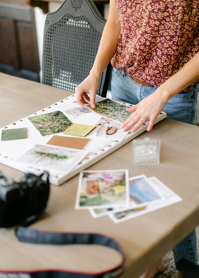 Web Designer planning a brand photoshoot