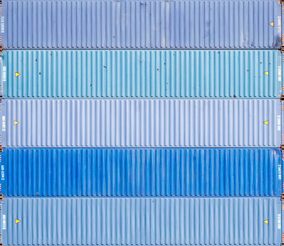 landscape of steps from above