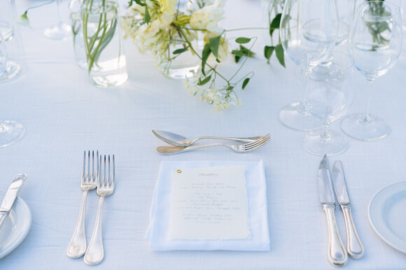 Bermuda Wedding  Menus - Bermuda Bride