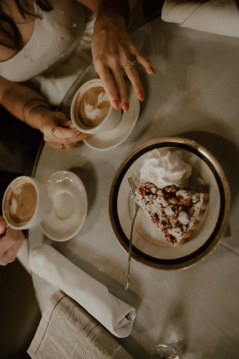 Cafe Intermezzo Engagement Photos