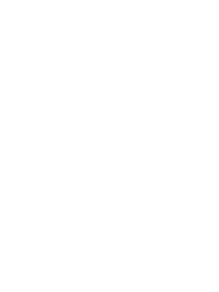 White line illustration of a hand holding an ink knife, dropping in wet ink