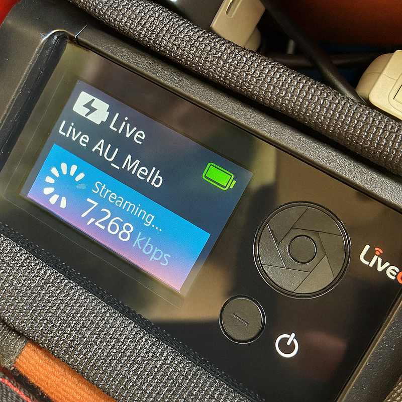 How can I live stream a wedding with poor internet?