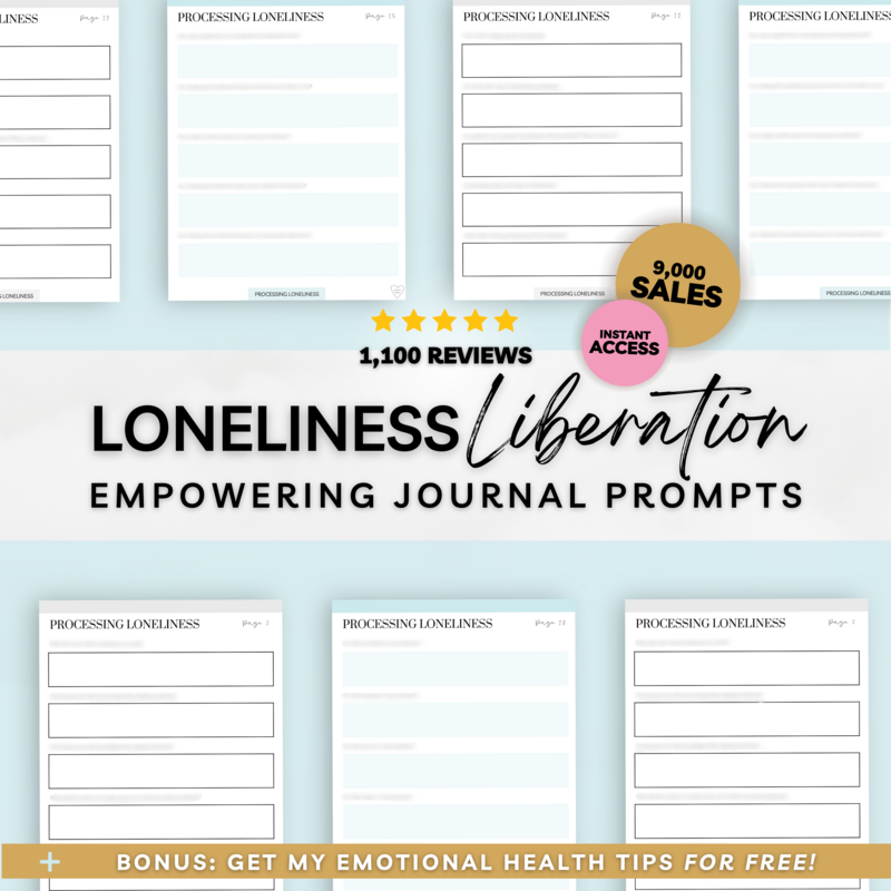Processing Loneliness Journal Prompts ETSY LISTING (2)1