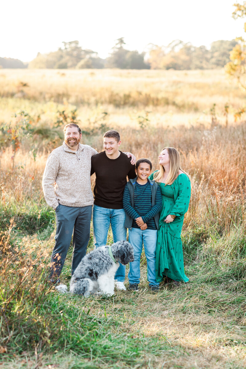 Family Photography field shoot Williamsburg Virginia
