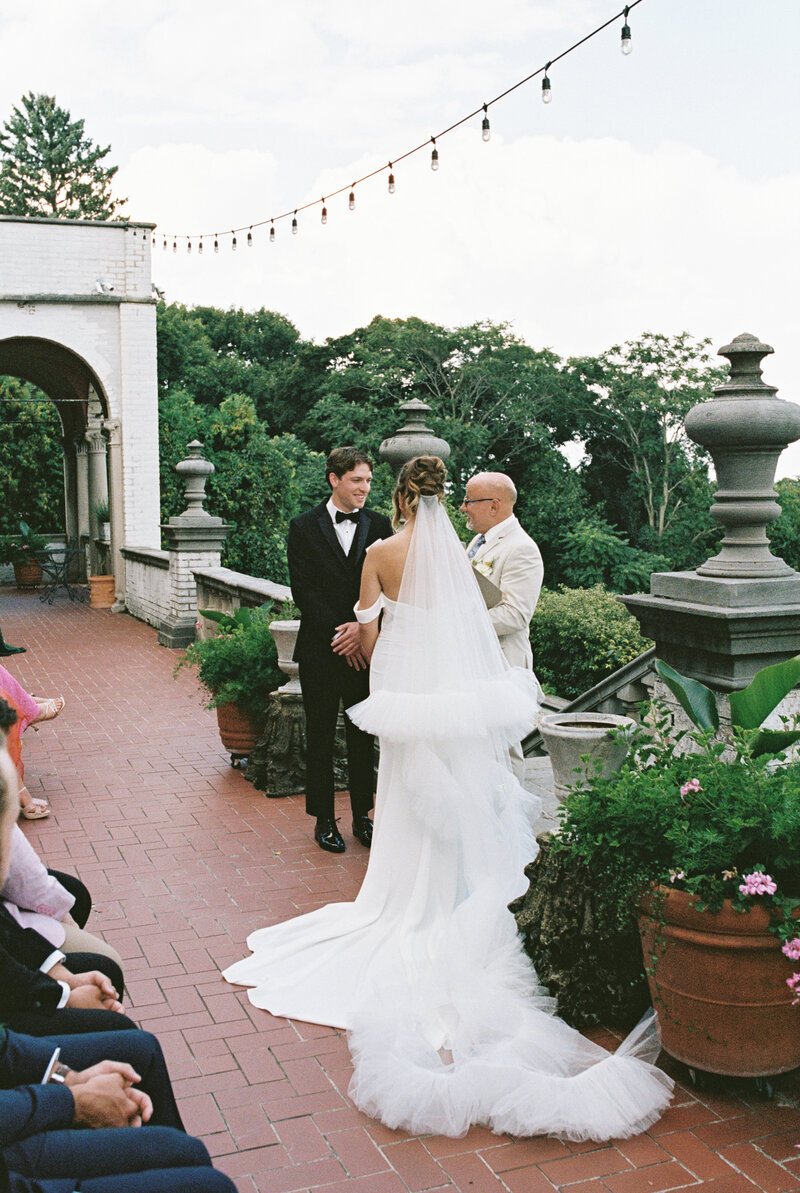 Madison wedding day ceremony.